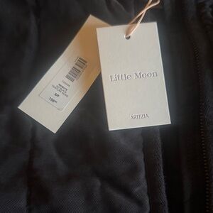 Aritzia Little Moon Washed Black Quilted Jacket